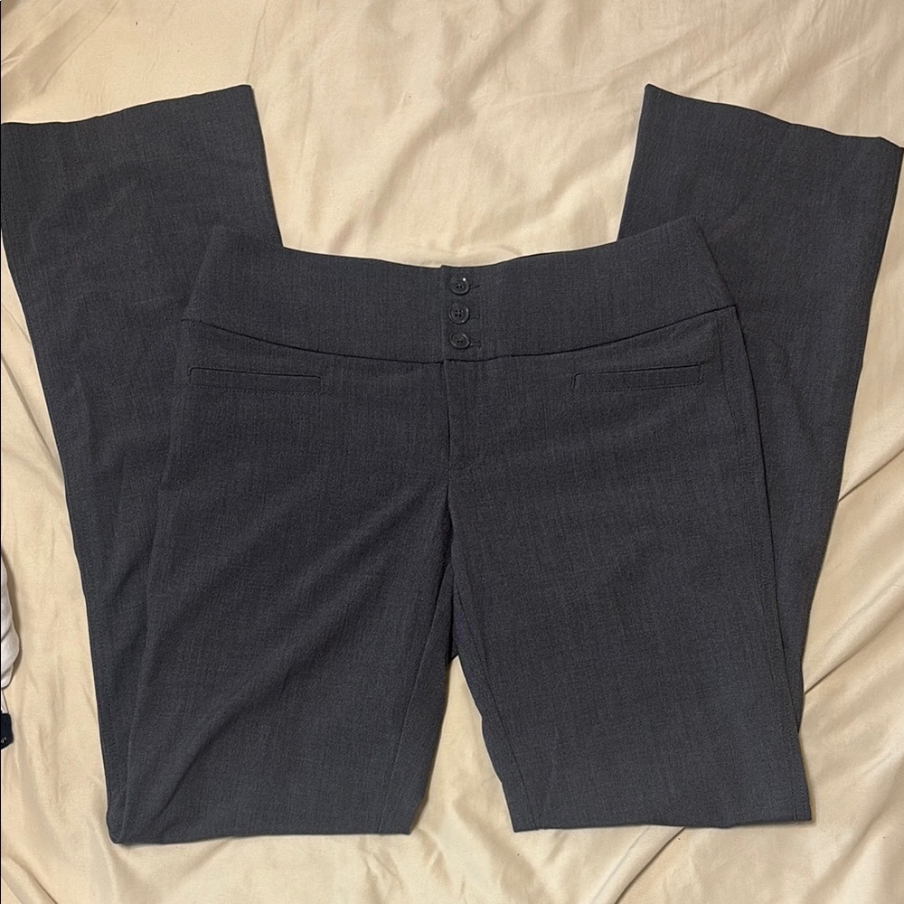 Elegant Gray Hollywould Dress Pants
